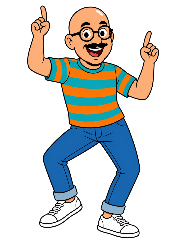 Baldo — Disco point: both index fingers up