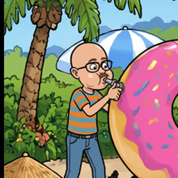 Baldo — Blowing up a giant donut float